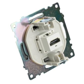 Розетка HDMI Графит Катрин