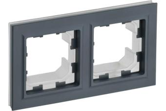 Рамка 2-я IP44 Графит Brite
