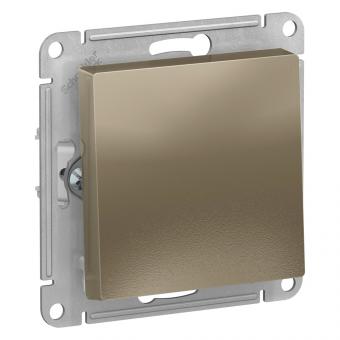 Выключатель 1-кл 10А С/У Шампань AtlasDesign