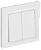 Выключатель 2-кл 10А С/У в сборе Арктический Белый Brite