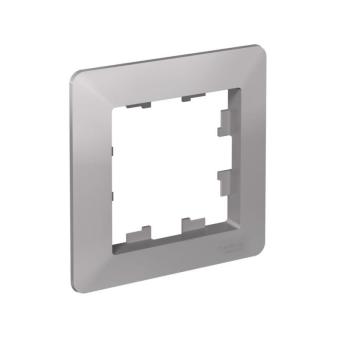 Рамка 1-я, Алюминий/дымчатый черный AtlasDesign Air Systeme Electric