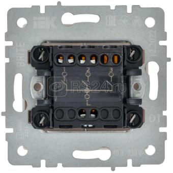 Выключатель 3-кл 10А С/У Белый Brite