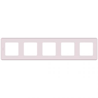 Рамка 5 постов Розовый Legrand INSPIRIA