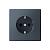Розетка 1-м 16А С/У З/К Грифель ArtGallery