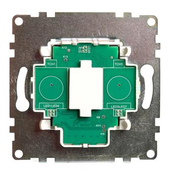 Выключатель 1-кл 2.5А С/У сенсорный Белый Катрин