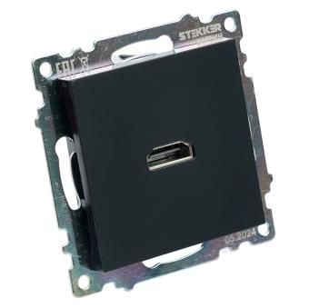 Розетка HDMI Черный Катрин