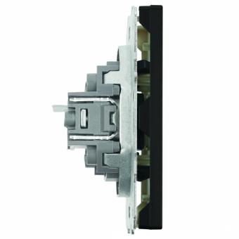 Розетка RJ-45 С/У Черный уголь