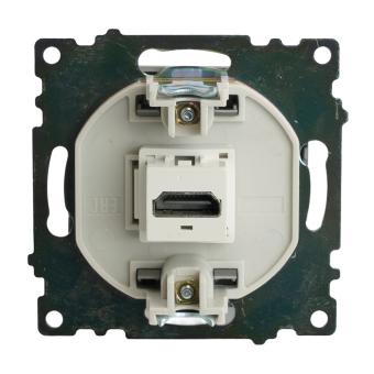 Розетка HDMI Графит Катрин