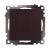 Выключатель 3-кл 10А С/У Шоколад Катрин