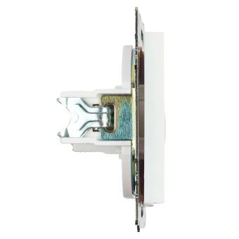 Розетка TV антенна С/У Белый Катрин