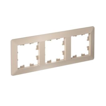 Рамка 3-я, Песочный/дымчатый белый AtlasDesign Air Systeme Electric