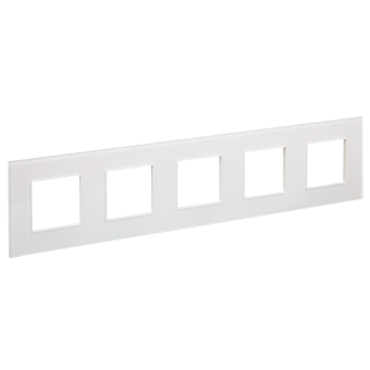 Рамка 5-я Стекло Черный Skandy