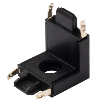 Коннектор черный V-обр. MTR16 CV-BL