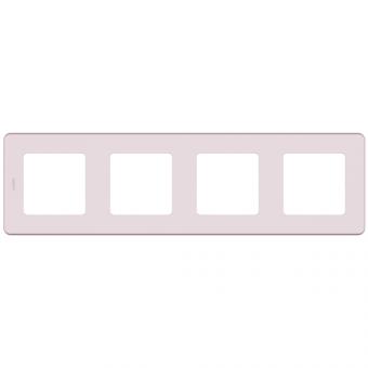Рамка 4 поста Розовый Legrand INSPIRIA