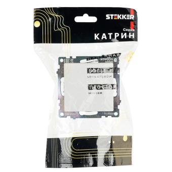 Переключатель 1-кл 10А С/У Белый Катрин