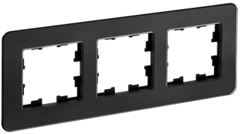 Рамка 3-я Стекло Черный Brite