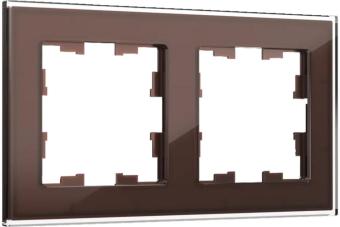 Рамка 2-я Cтекло Бронза Brite