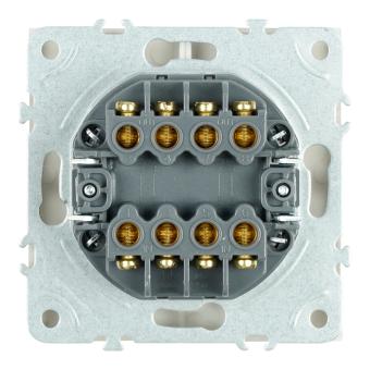 Переключатель 2-кл 10А С/У перекрестный Кашемир Эмили