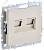 Розетка RJ11+RJ45 кат.5Е С/У Бежевый Brite