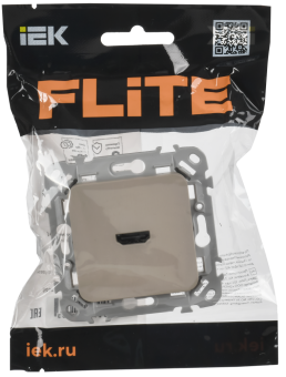 Розетка HDMI С/У Льняной FLITE