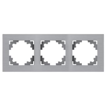 Рамка 3-я металл Серебро Катрин