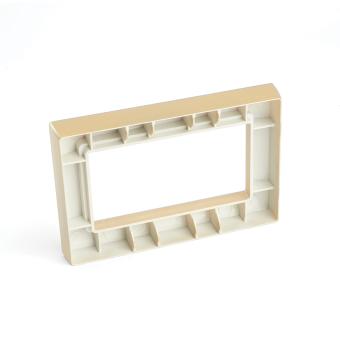 Рамка  2-я без перемычки Золото Катрин