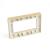 Рамка  2-я без перемычки Золото Катрин