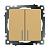 Выключатель 2-кл 10А С/У с индикатором Золото Катрин