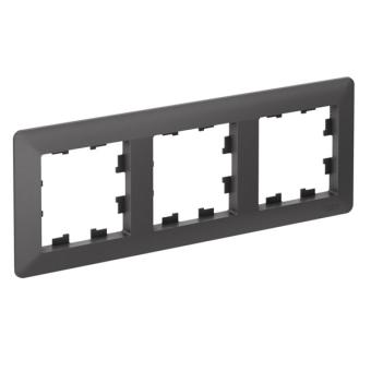 Рамка 3-я, Базальт/дымчатый черный AtlasDesign Air Systeme Electric