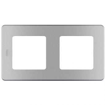 Рамка 2 поста Алюминий Legrand INSPIRIA
