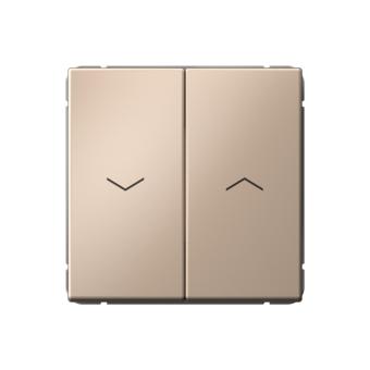 Выключатель 2-кл 10А С/У для жалюзи Песочный ArtGallery