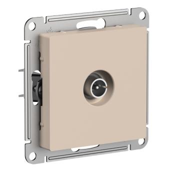 Розетка TV антенна С/У оконечная Песочный AtlasDesign