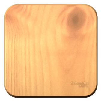 Выключатель 1-кл 10А О/У изолирующая пластина Ясень Blanca