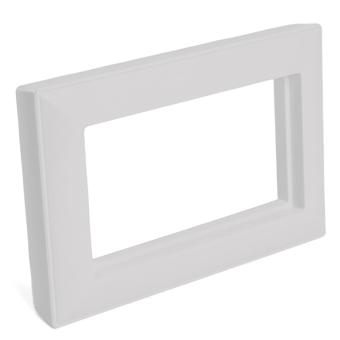 Рамка  2-я без перемычки Белый Катрин