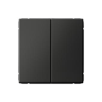 Выключатель 2-кл 10А С/У кнопочный Базальт ArtGallery