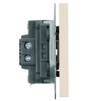 Переключатель 1-кл 10А С/У перекрестный Кашемир Эмили