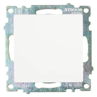 Переключатель 1-кл 10А С/У перекрестный Белый Катрин