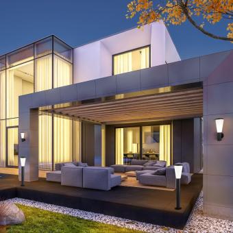 Ландшафтный светильник Techno 1417 серый Elektrostandard