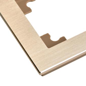 Рамка 3-я металл Шампань Катрин