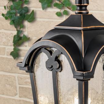Настенный светильник Mira U черное золото Elektrostandard