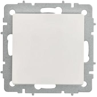 Переключатель 1-кл 10А С/У проходной Белый Brite