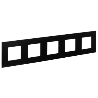 Рамка 5-я Металл Черный Skandy