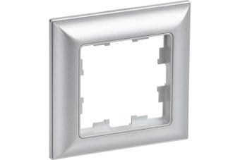 Рамка 1-я Алюминий Brite