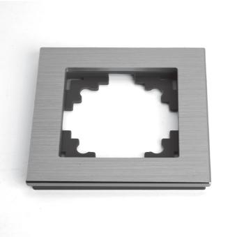 Рамка 1-я металл Серебро Катрин