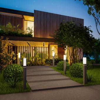 Ландшафтный светильник Techno 1537 Серый Elektrostandard