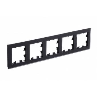 Рамка 5-я, Матовое стекло Черный AtlasDesign Nature