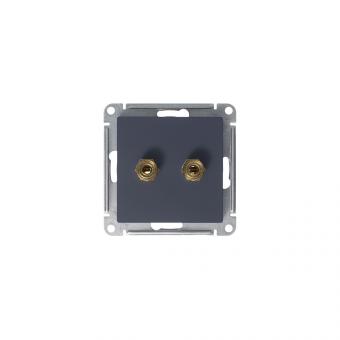 Розетка Аудио С/У Грифель AtlasDesign
