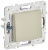 Переключатель 1-кл 10А C/У проходной Бежевый Skandy