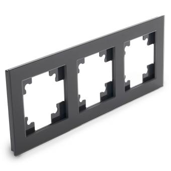 Рамка 3-я стекло Черный Катрин