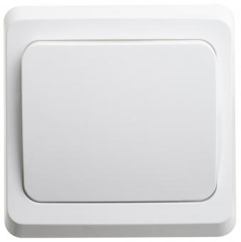 Выключатель 1-кл 10А С/У Белый Etude